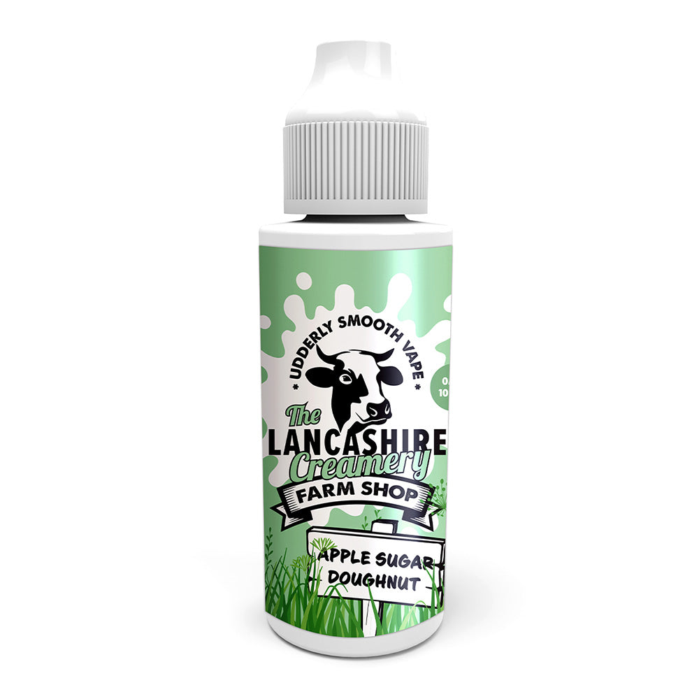 Lancashire Creamery - Apple Sugar Doughnut 100ml Shortfill