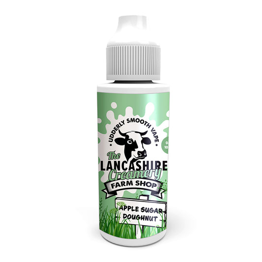 Lancashire Creamery - Apple Sugar Doughnut 100ml Shortfill