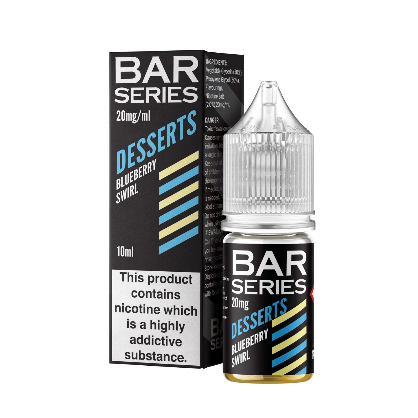 Bar Series Desserts - Blueberry Swirl Nic Salts 10ml