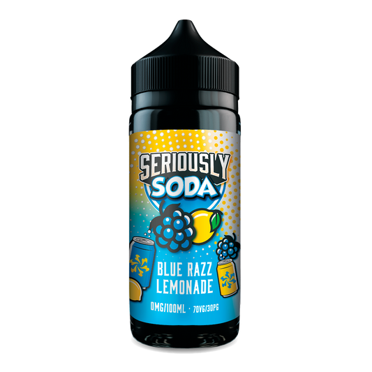 Seriously Soda Blue Razz Lemonade Shortfill E-liquid - 120ml