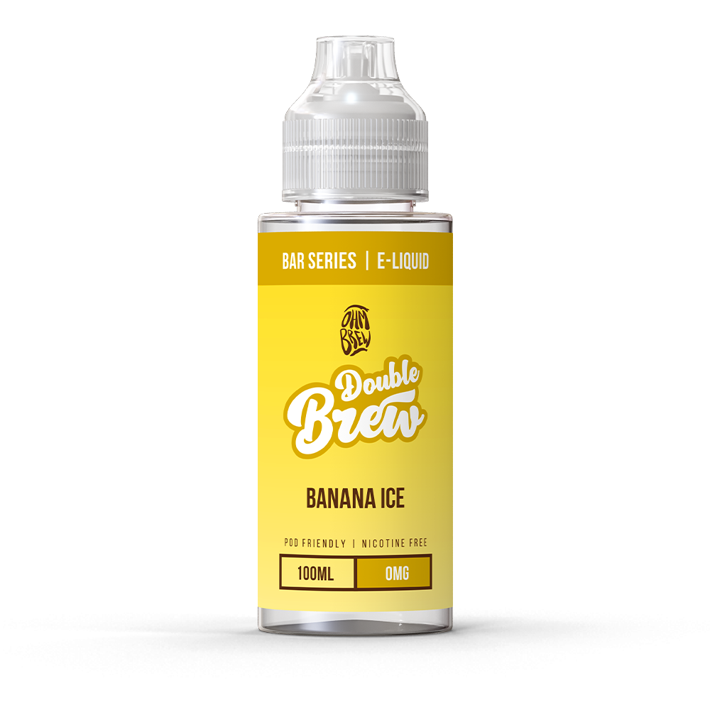 Double Brew Banana Ice BG 100ml Shortfill