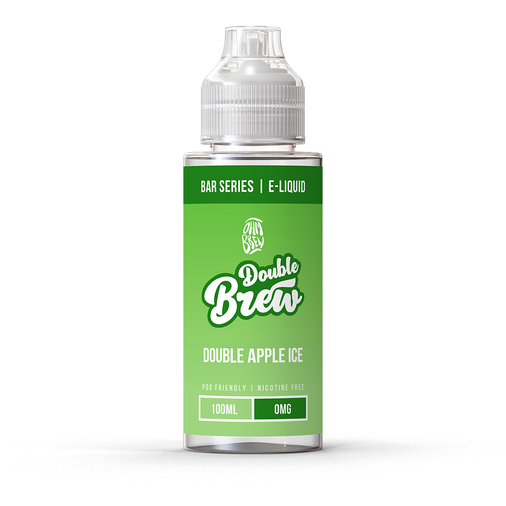 Double Brew Double Apple Ice BG 100ml Shortfill