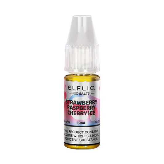 Elfliq Nic Salts - Strawberry Raspberry Cherry Ice 10ml