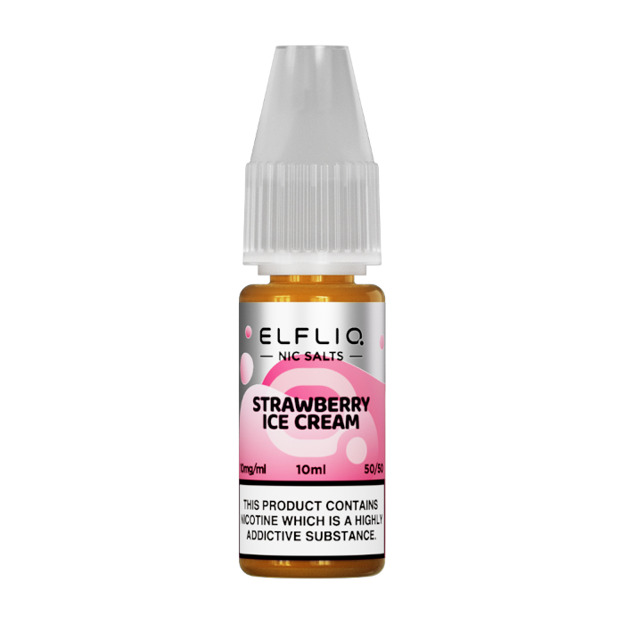 Elfliq Nic Salts - Strawberry Ice Cream 10ml