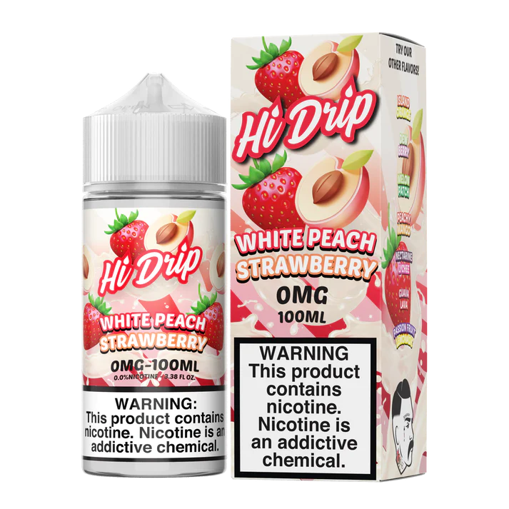 Hi-Drip White Peach Strawberry 100ml