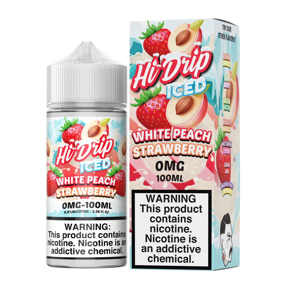 Hi-Drip White Peach Strawberry Iced 100ml