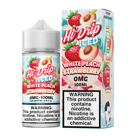 Hi-Drip White Peach Strawberry Iced 100ml