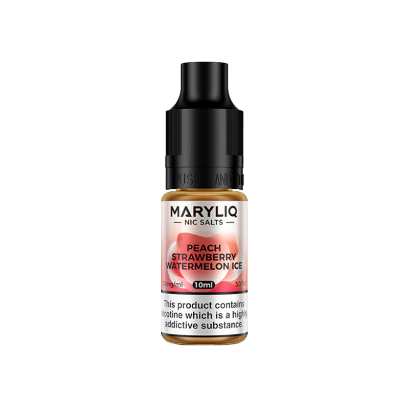 Maryliq Salts - Peach Strawberry Watermelon Ice 10ml