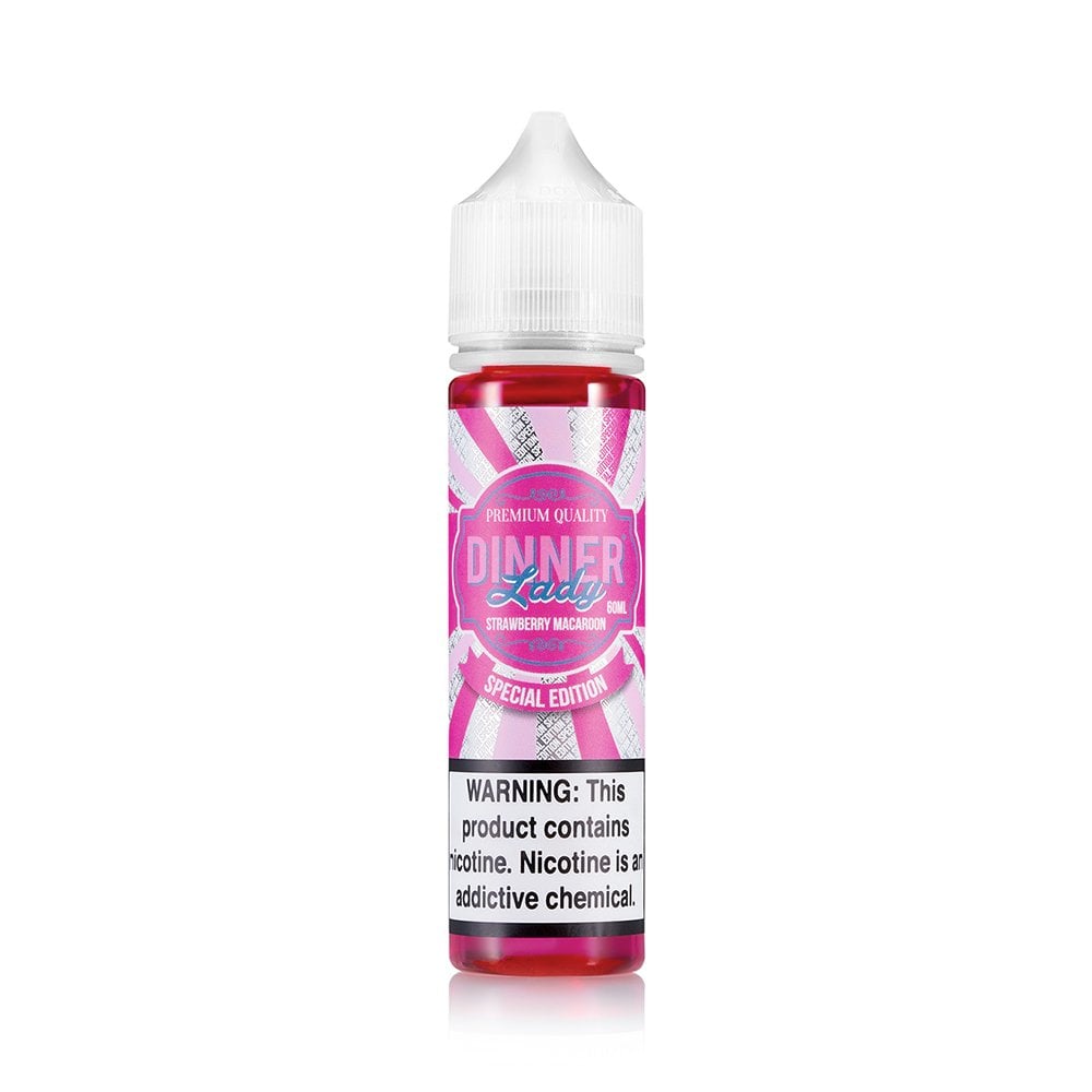 Dinner Lady Strawberry Macaroon 60ml 0 mg Shortfill