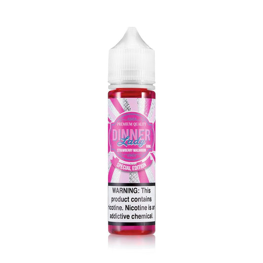 Dinner Lady Strawberry Macaroon 60ml 0 mg Shortfill