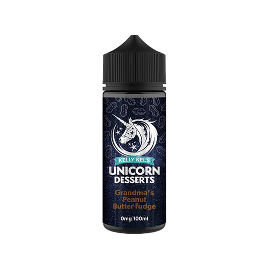 Kelly Kel's Unicorn Desserts - Grandma's Peanut Butter Fudge (Shortfill) 120ml